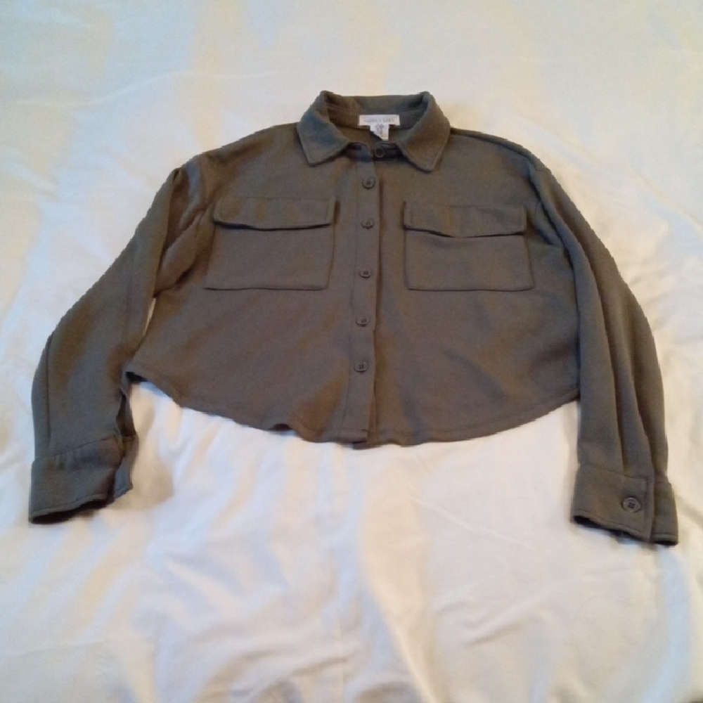 Stylish Women's Utility Jacket in Olive